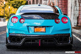 DarwinPRO 2017-2022 Nissan GTR R35 EBA BKSS Style Carbon Fiber Rear Diffuser