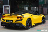PAKTECHZ Carbon Fiber Side Skirts & Splitters for Ferrari F8 Tributo / Spider