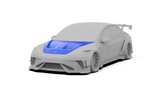 Robot Craftsman Tesla Model 3 2024+ “HACKER”  Widebody Hood / Bonnet