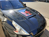 CMST Tuning Carbon Fiber Hood with Tempered Glass for Nissan 370Z Z34 Fairlady Z