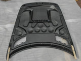 Kid Louis Mercedes Benz C190 AMG GT GTS GTC GTR Dry-Carbon Fiber Hood / Bonnet Black Series Style