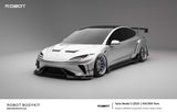 Robot Craftsman Tesla Model 3 Highland 2024+ “HACKER” Widebody FRP & Partial Carbon Full Kit