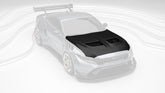 Ford Mustang S650 GT / GT3 Style Bonnet Fits: 2025+