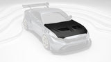 Ford Mustang S650 GT / GT3 Style Bonnet Fits: 2025+