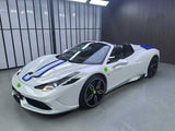 SD Ferrari 458 Italia / Spider Speciale Style Conversion Dry-Carbon Body Kit – Real Prepreg Dry Carbon
