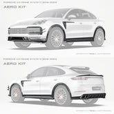Porsche Cayenne Paktechz Full Dry Carbon Aerodynamics kit 2018-20