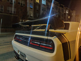 ROBOT CRAFTSMAN Carbon Fiber or FRP Swan Neck Hammer GT Wing For Dodge Challenger Scatpack RT Hellcat