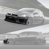 Robot Craftsman Volkswagen Golf / GTI / Golf R MK7 MK7.5 Fibre Glass Reinforced Plastic Complete Front Bumper (FRP)