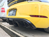 SD Carbon Dry Carbon Fiber Rear Diffuser For Porsche 718 Cayman Boxster