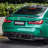 SOOQOO BMW M4 G82 G83 Carbon Fiber Diffuser + Rear Splitter