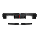 SOOQOO M4 G82 G83 Carbon Fiber Diffuser With Brake Light + Rear Splitter