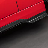 SOOQOO BMW X6M F96 X6 G06 Prepreg Carbon Fiber Side Skirt