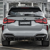 SOOQOO BMW X3M F97 Carbon Fiber Rear Diffuser