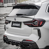 SOOQOO BMW iX3 Carbon Fiber Rear Vent Trim