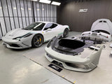 SD Ferrari 458 Italia / Spider Speciale Style Conversion Dry-Carbon Body Kit – Real Prepreg Dry Carbon