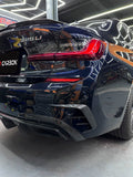 TAKD Pre-preg Carbon Rear Bumper Canards for BMW 3 Series 330i M340i G20 G21 Pre-LCI