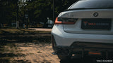 TAKD Carbon Fiber Rear Diffuser & Canards for BMW 3 Series G20 330i M340i 2023-ON LCI