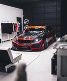 CMST Tuning Carbon Fiber Glass Transparent Hood Bonnet Ver.3  for Honda 10th Gen Civic