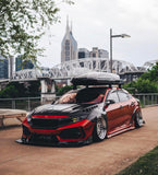 CMST Tuning Carbon Fiber Glass Transparent Hood Bonnet Ver.3  for Honda 10th Gen Civic