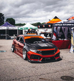 CMST Tuning Carbon Fiber Glass Transparent Hood Bonnet Ver.3  for Honda 10th Gen Civic