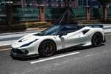 PAKTECHZ Carbon Fiber Front Lip Splitters for Ferrari F8 Tributo / Spider