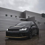 CMST Carbon Fiber PVC Glass Transparent Hood for Volkswagen GTI & Golf R & Golf MK7 MK7.5
