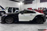 DarwinPRO 2008-2022 Nissan GTR R35 CBA & DBA & EBA BKSSII Style Partial Carbon Fiber Full Wide Body Kit