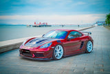TAKD Carbon Dry Carbon Fiber Front Fenders for Porsche 718 Boxster / Cayman