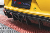 TAKD Carbon Dry Carbon Fiber Rear Diffuser & Canards for Porsche 718 Boxster / Cayman