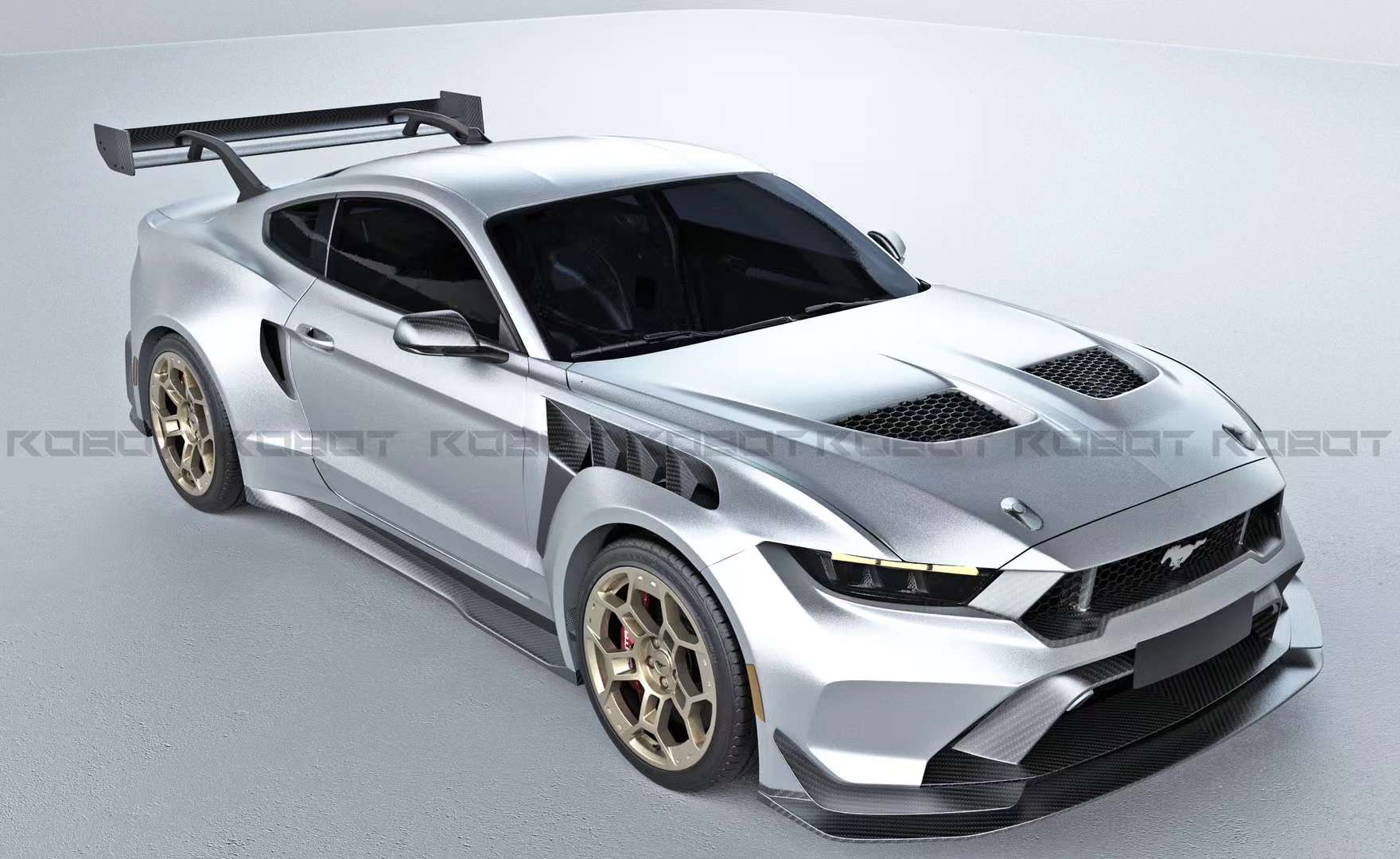 Transform Your Ford Mustang into a GTD with Robot's Widebody Kit The