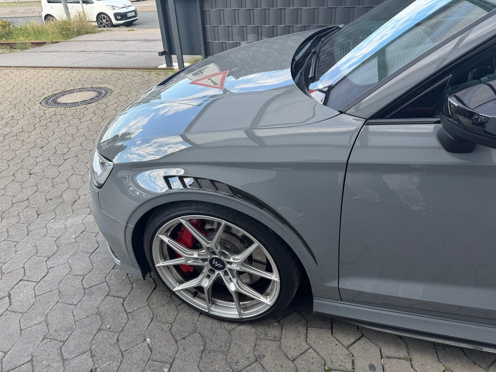 Audi RS3 — Karbel Carbon Front Fenders | Nardo Grey