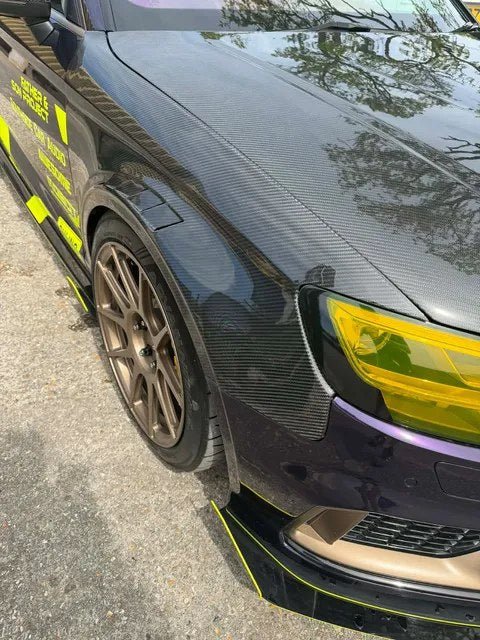 Audi RS3 — Karbel Carbon Front Fenders | Purple Wrapped