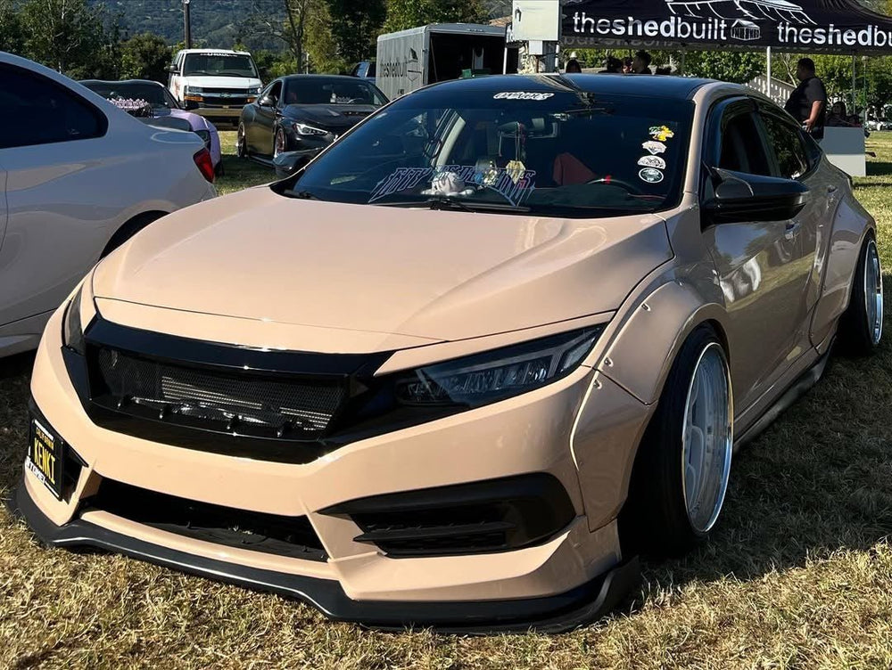 Baige — Robot 10th Gen Honda Civic SEDAN  Hatchback FRP Complete Widebody Kit