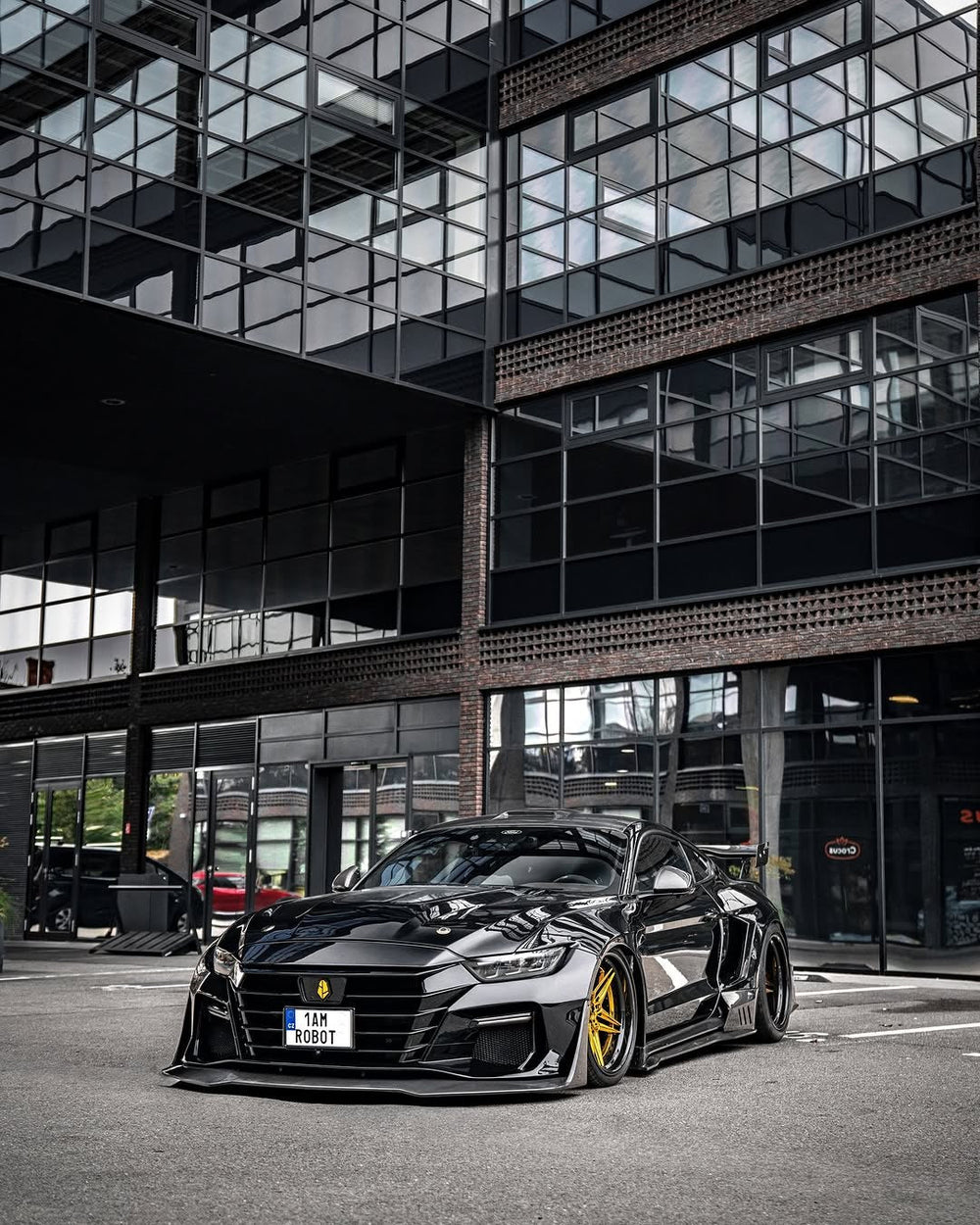 Black Poland — Robot Craftsman Ford Mustang Dawn Widebody Kit 2015-2023