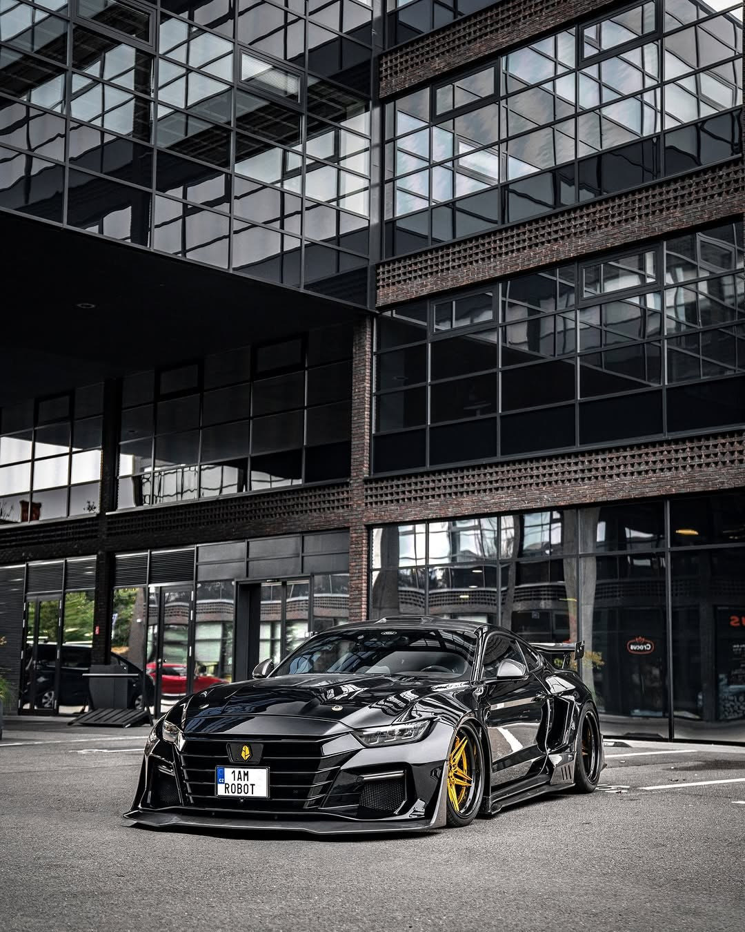 Black Poland — Robot Craftsman Ford Mustang Dawn Widebody Kit 2015-2023