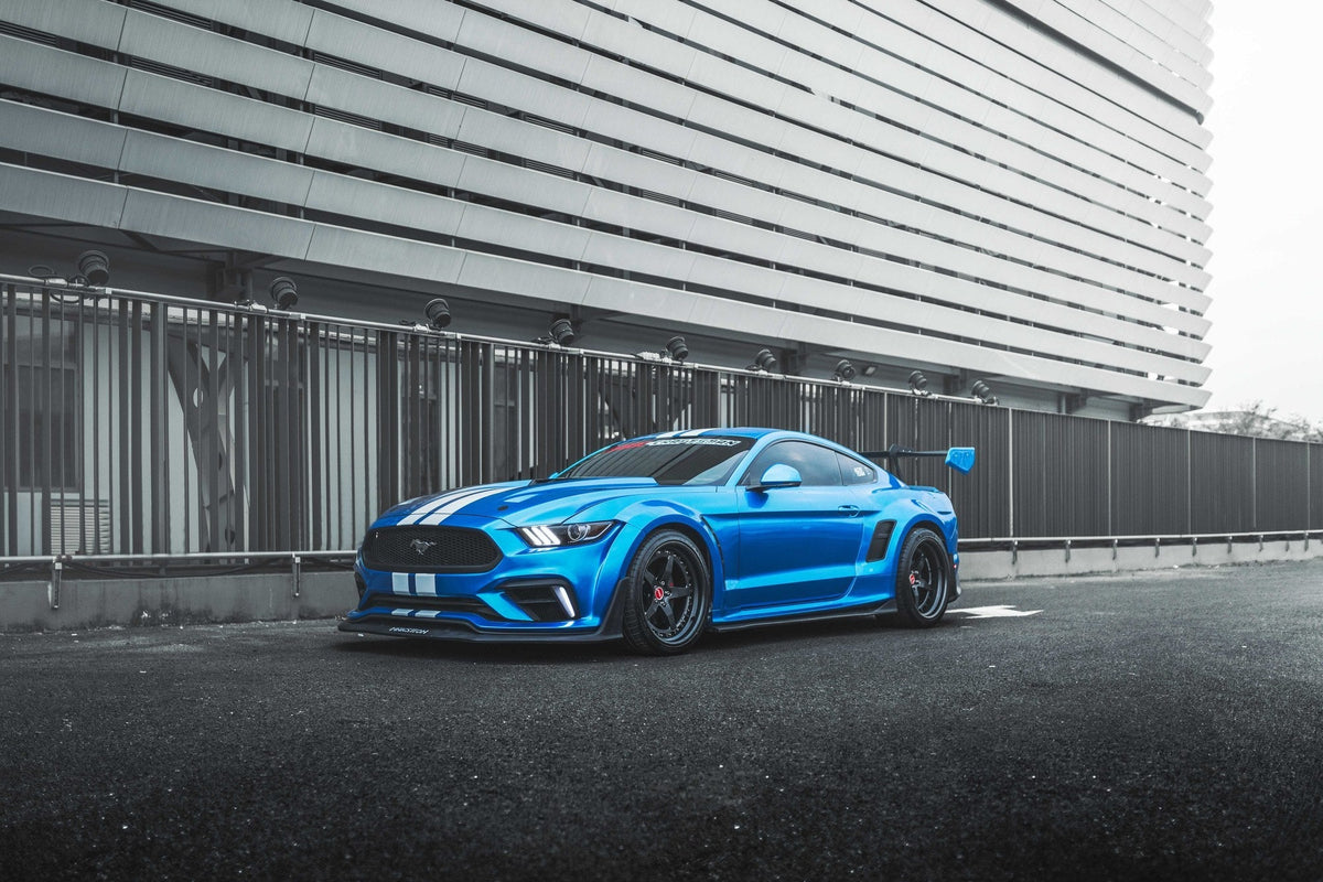 Blue — Robot Craftsman Ford Mustang V3 Widebody Kit 2015-2023