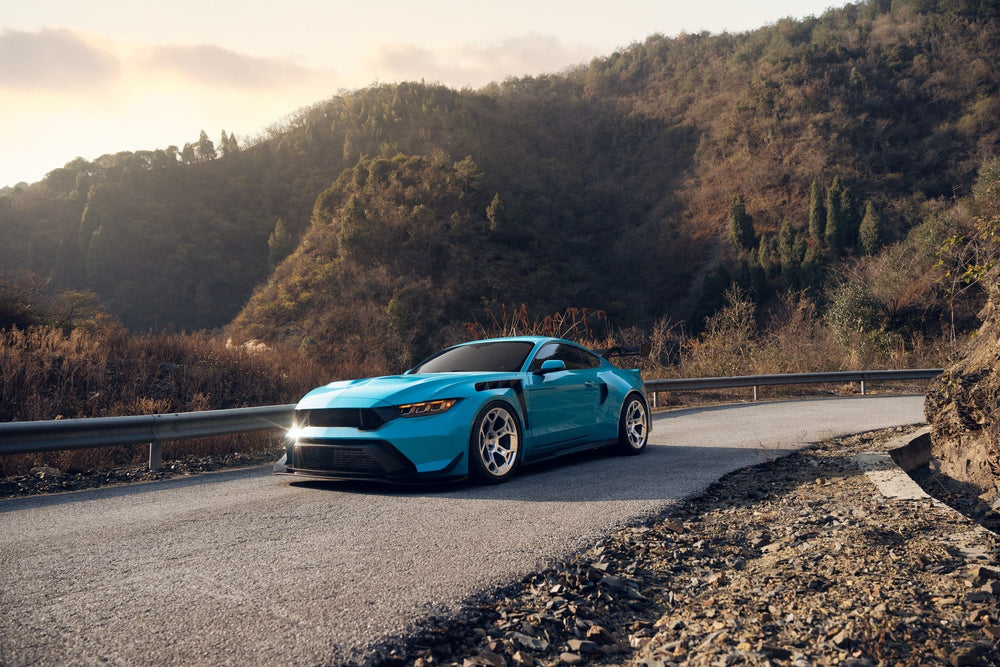 Blue — Robot Ford Mustang V5 GTR Widebody Kit for S550.1 & S550.2