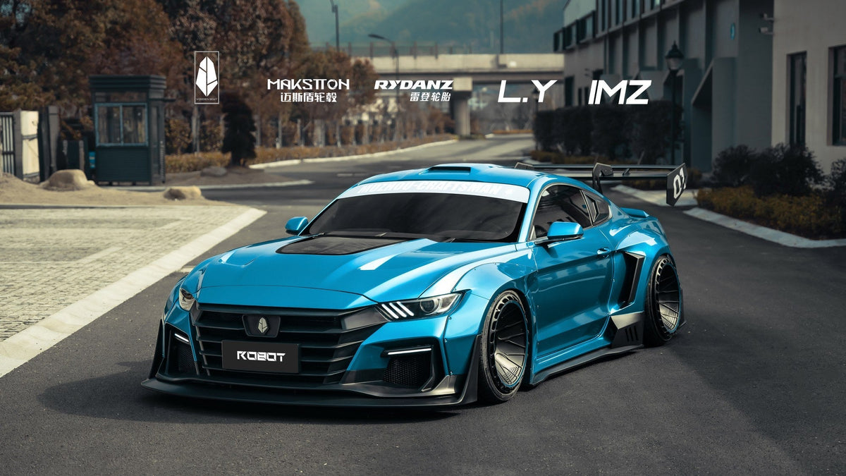 Blue Robot — Robot Craftsman Ford Mustang Dawn Widebody Kit 2015-2023