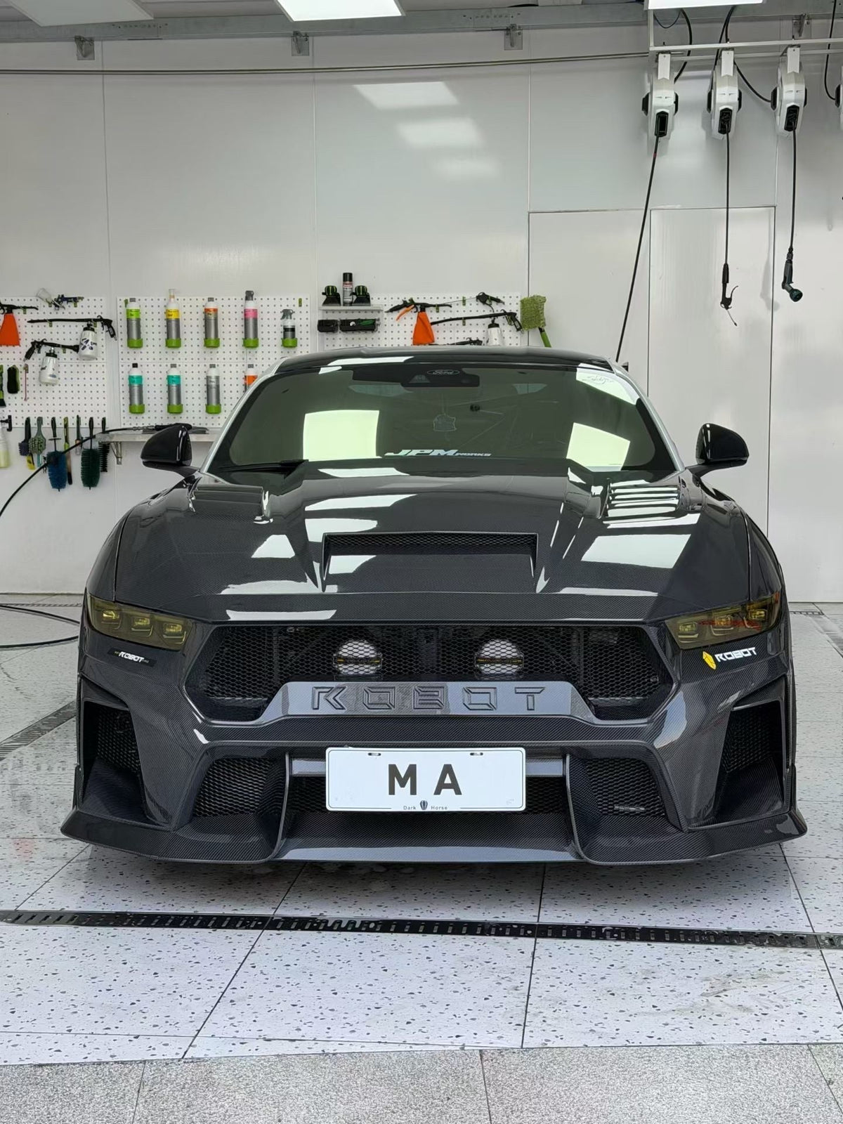 Carbon — Robot Ford Mustang S650 V1 FRP Full Narrowbody Bodykit