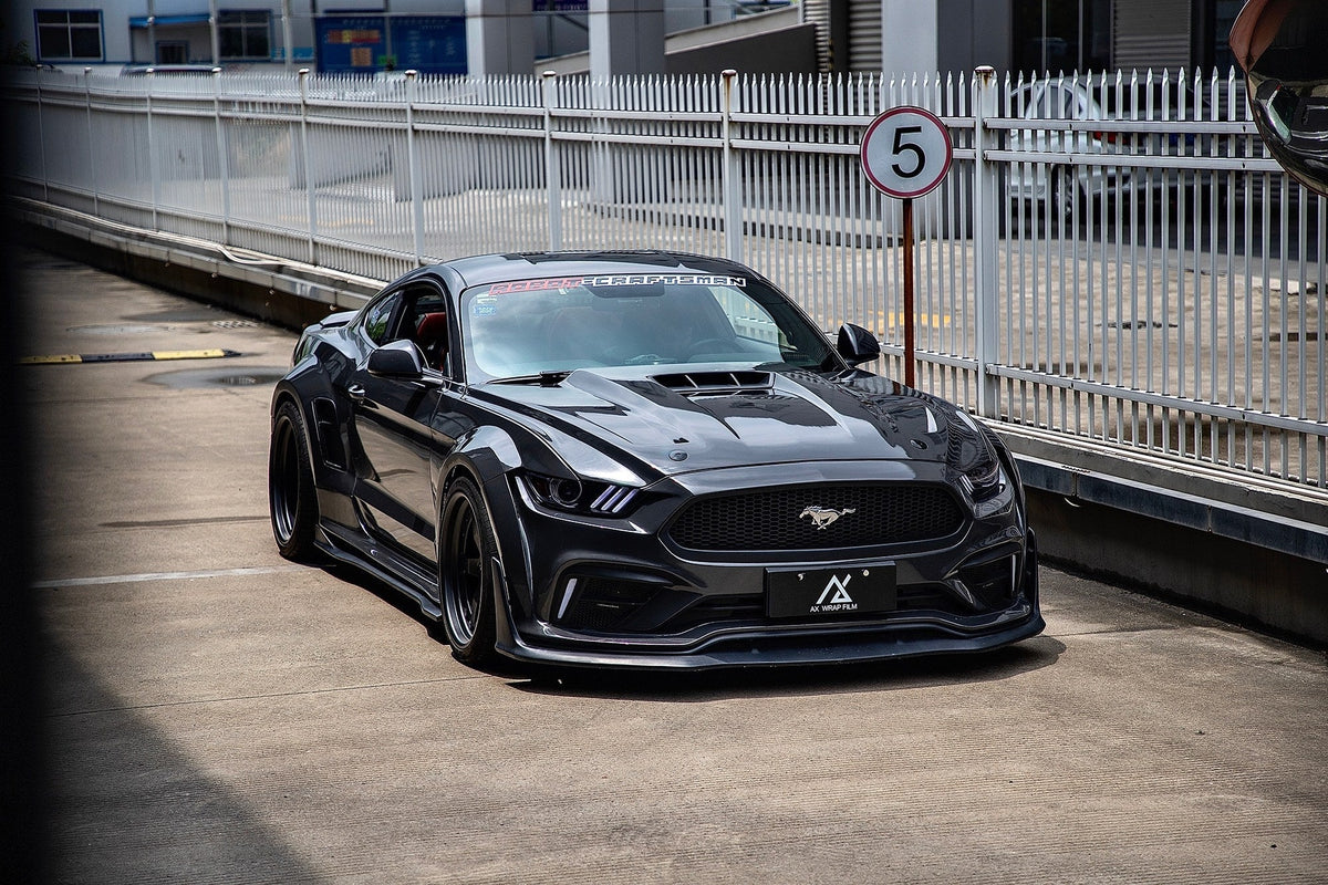 Dark Grey — Robot Craftsman Ford Mustang V3 Widebody Kit 2015-2023