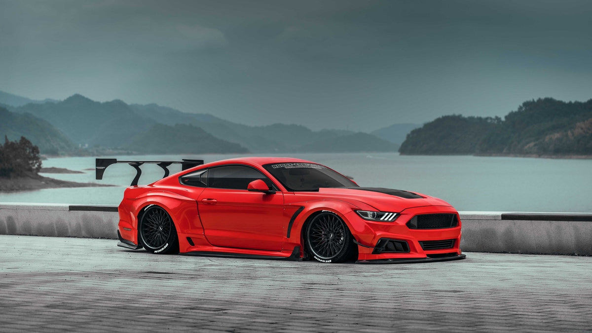 Ford Mustang — Robot Craftsman V2 Bodykit | Red
