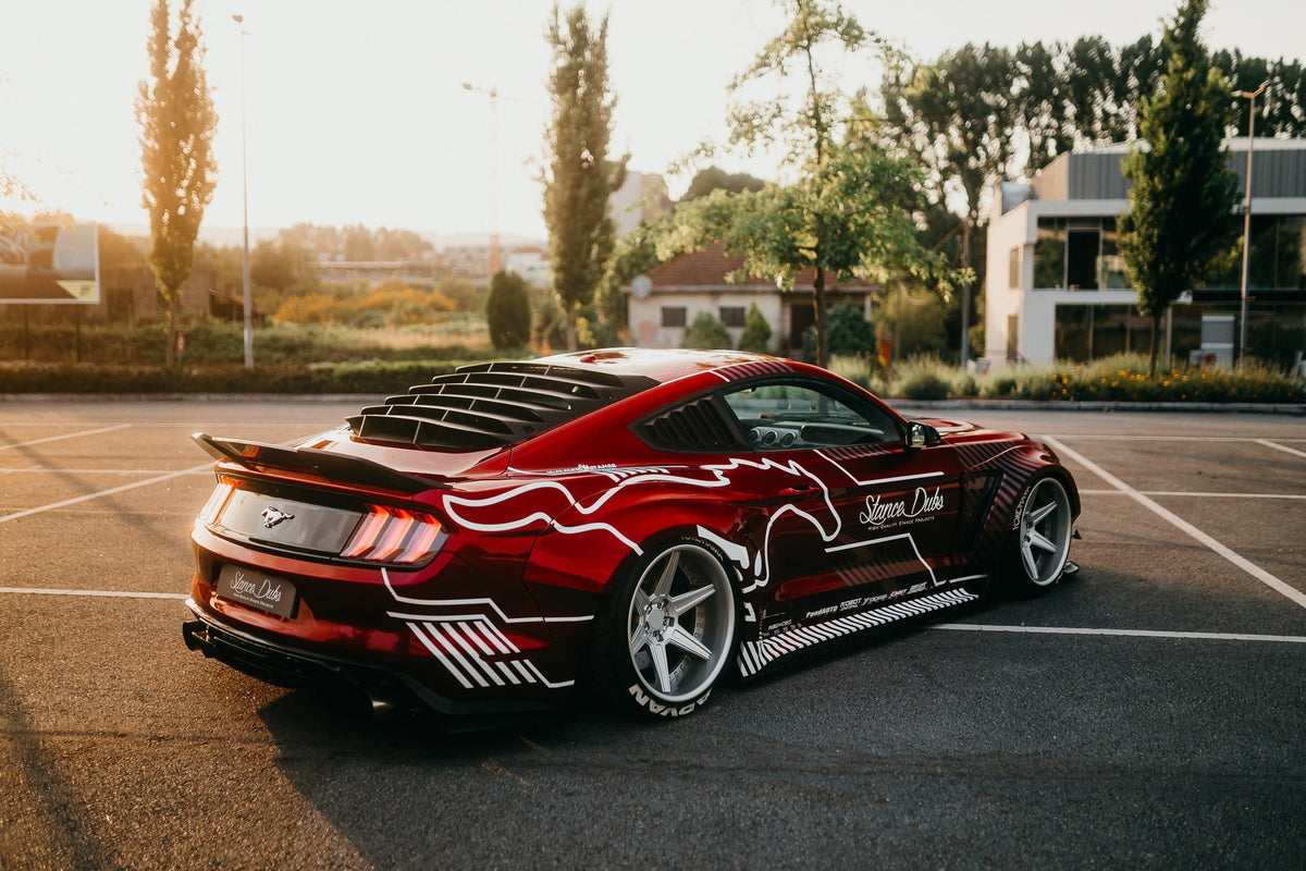 Ford Mustang — Robot Craftsman V2 Bodykit | Red Stance Dubs
