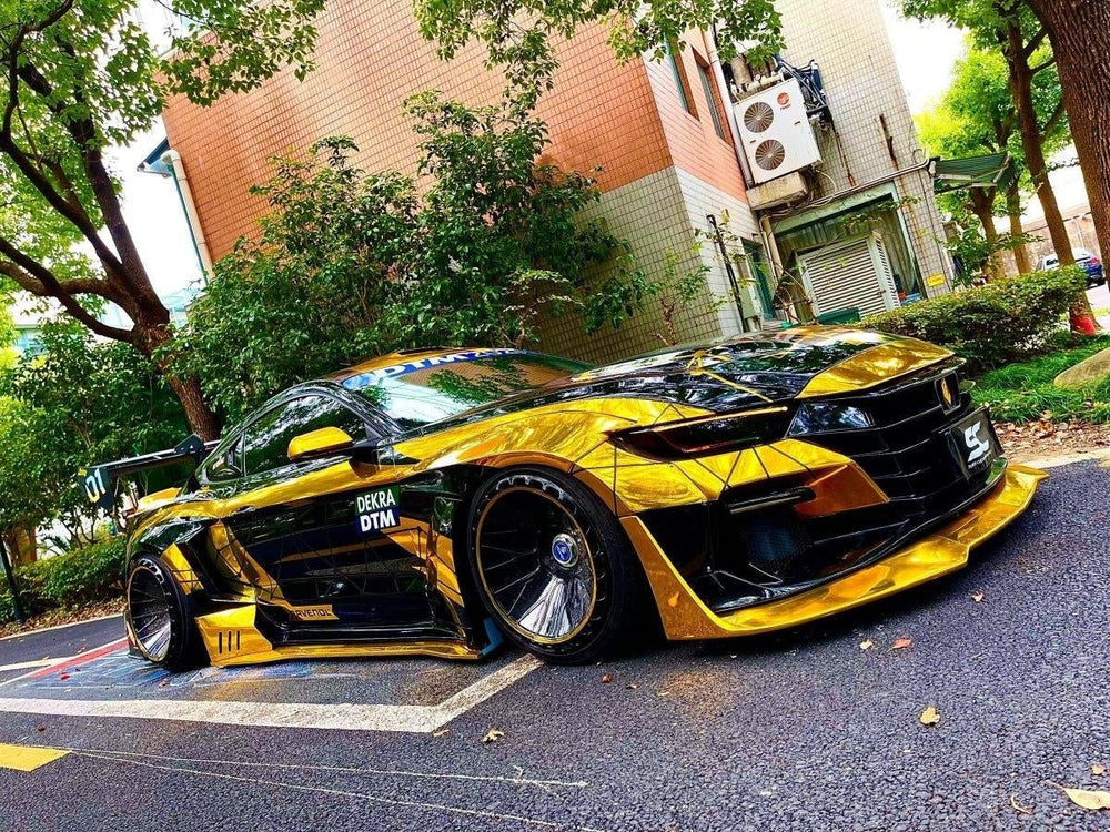 Gold — Robot Craftsman Ford Mustang Dawn Widebody Kit 2015-2023