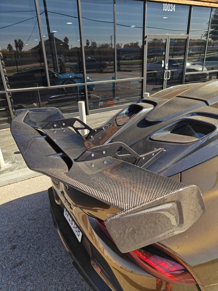 Gold — Robot Craftsman Toyota GR Supra GT Wing, Roof Scoop & Rear Window Louver