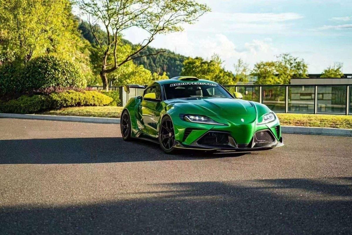 Green — Robot Hyperion (Style B) Toyota GR Supra Moray Full Widebody Kit