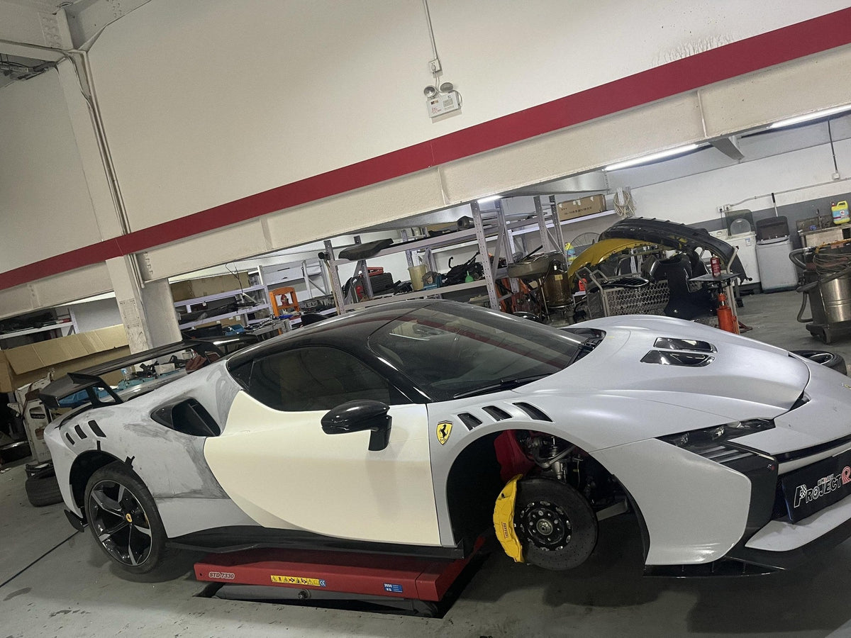 Install Photos & Projects — Ferrari SF90XX Style Conversion Kit for SF90 – Complete Prepeg Carbon Body Kit