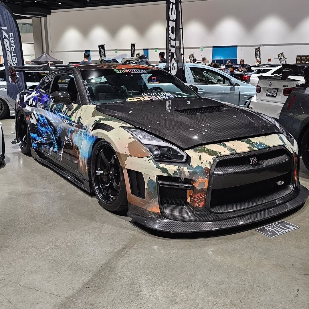 Nissan GT-R R35 — Robot Craftsman Bodykit | Unpainted