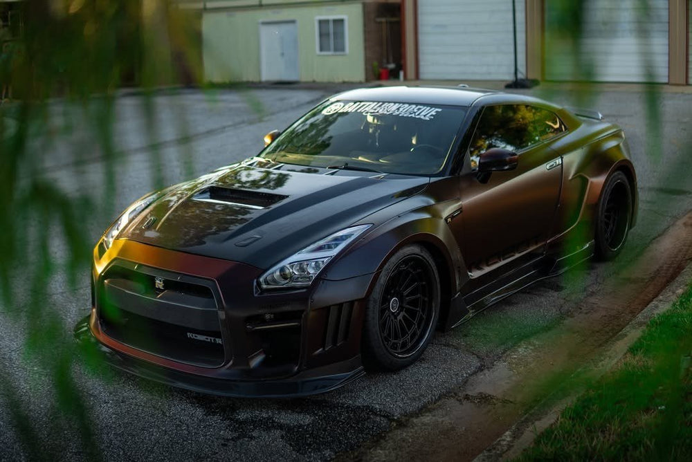 Nissan GT-R R35 — Robot Craftsman Widebody | Dark Red Wrap