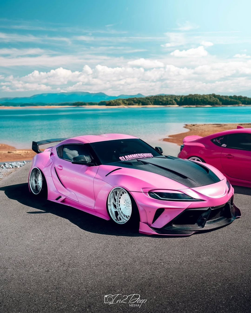 Pink — Robot Alerion (Style A) Toyota GR Supra Moray Full Widebody Kit