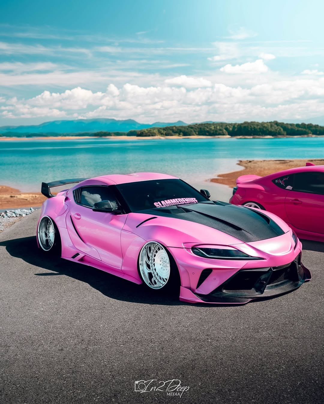 Pink — Robot Alerion (Style A) Toyota GR Supra Moray Full Widebody Kit